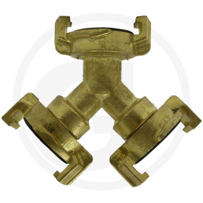 3-Wege Verteilerstück Uni Granit