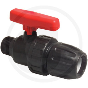 Pp Kugelhahn mit Klemm X Ag Pn Granit