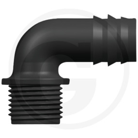 Winkel 90  Tülle X Ag 16Mm X 3 Granit