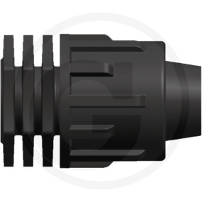 Dripline Endkappe 16 Granit