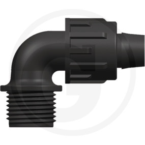 90 Grad Dripline Winkel Ag 20Mm X 1/2'' Granit