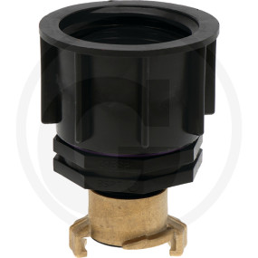 Ibc Adapter,Grobgew.s60X6X1''Ag+Kupplung Granit