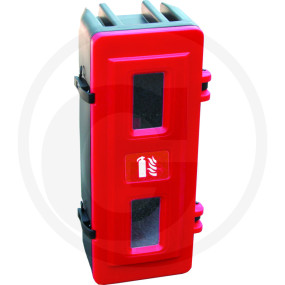 Feuerloescherkasten Rot / Schw Granit