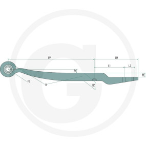 Lenkerfeder P.f. Bpw Granit 28801020