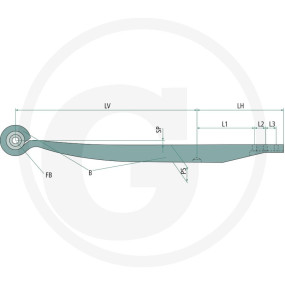 Lenkerfeder P.f. Bpw Granit 28801024