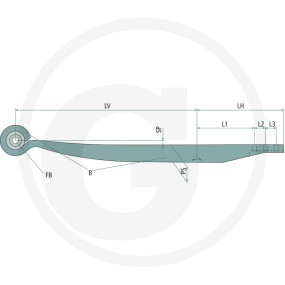 Lenkerfeder P.f. Bpw Granit 28801031