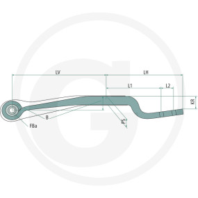 Lenkerfeder 1 Lage Pf.saf31551 Granit 28820046