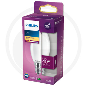 Philips Led Classic 40W B35 E1 Granit