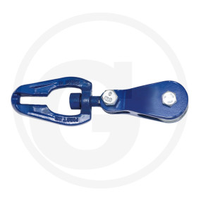 Seilrolle M. Verkuerzungslasche, Drehbar Granit 32270927