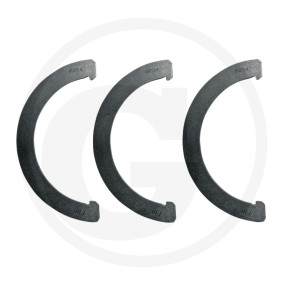 Anlaufscheibensatz (3 Hälften) Granit