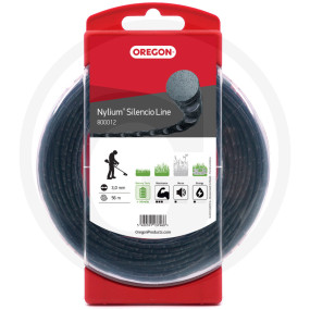 Nylium Silencio Line Mähfaden 3,0Mm 56 M Granit 45280012