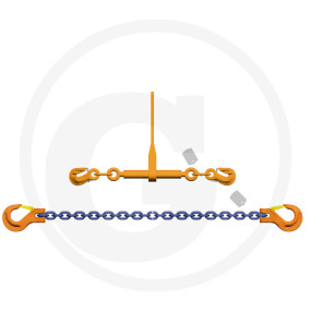 Zurrkette G10 2-Teilig. 10Mm Granit