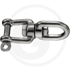 Wirbel mit Schaekel 15X65 Granit