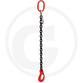 1-Strang Kettengehaenge, Gk 8, Granit