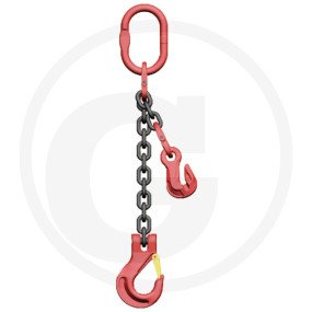 1-Strang Kettengehaenge, Gk 8, Granit