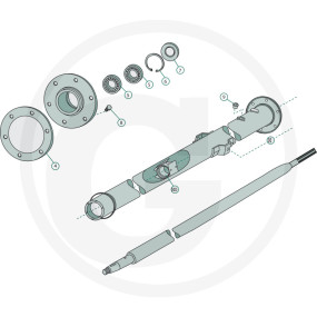 Schrauben mit Muttern M10 Granit 48042200