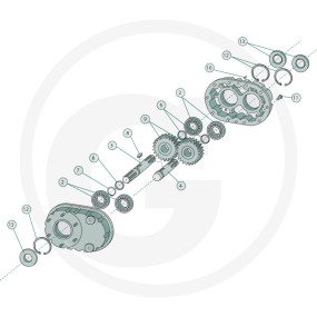 Wendegetriebe (8929) Granit 48042900