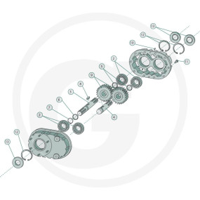 Distanzbuchse 35X45X10 Granit 48072234