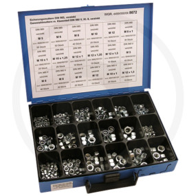 Sortiment Sicherungsmuttern Granit
