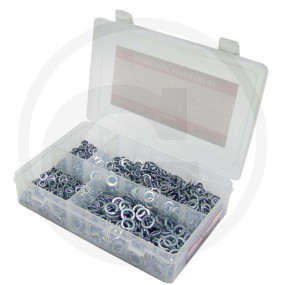 Sortiment Federringe 1200-Teil Granit