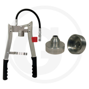 Zweihandfettpresse + Kartusche Granit