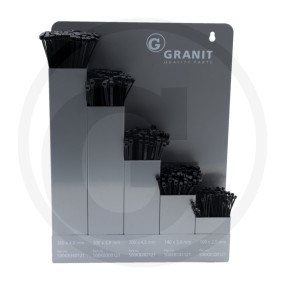 Kabelbinder-Sortiment Granit