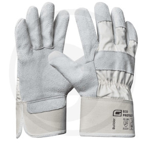 Rindspaltleder-Handschuh Gr. 1 Granit