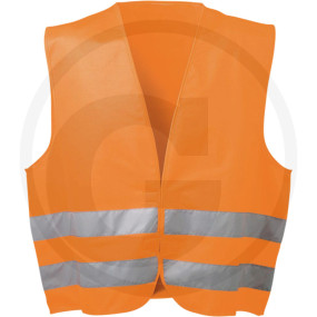 Warnweste Orange Granit