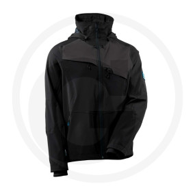 Hard Shell Jacke Schwarz/Dunke Granit