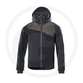 Hard Shell Jacke Schwarz/Dunke Granit