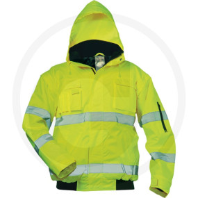 Warnschutzpilotenjacke Gelb L Granit