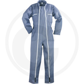 Overall M. 2 Reissverschlüsse Graugr.s Granit