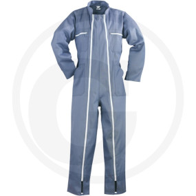 Overall M. 2 Reissverschlüsse Graugr.3Xl Granit