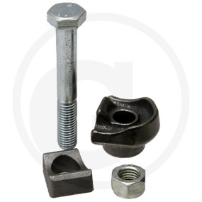 Zinkenbefestigung Kpl. Granit