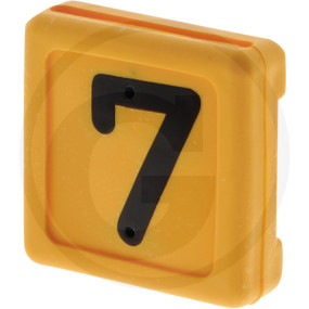 Blocknummer F Halsband 7  Granit