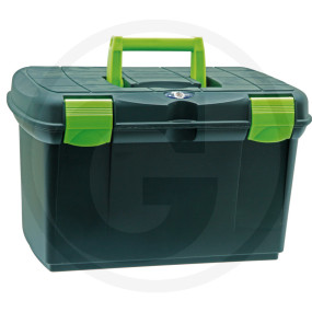 Putzkiste Schwarz/Grün Granit