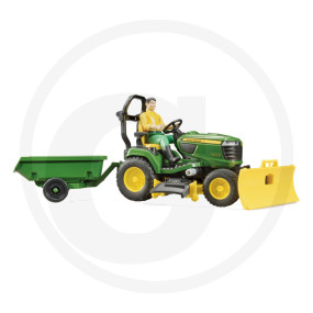 Bworld John Deere Aufsitzrasenmäher + Gä Granit