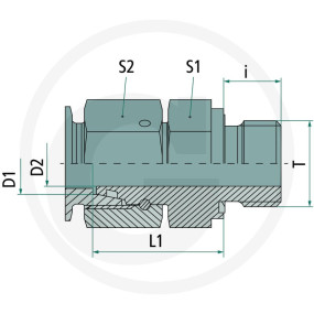 Egvd 38 Sr 1.1/2 Wd V2A Granit