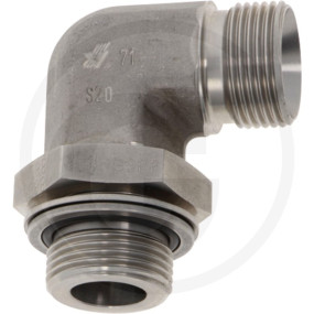 Wee Agr 1/2 - Bspp 1/2 90 V2A Granit