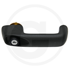 Türgriff mit 2 Wendeschlüssel Granit 65412037