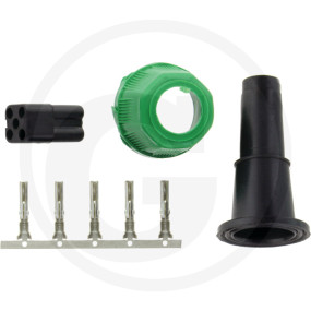 Stecker rechts Grün Granit