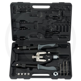 Profi-Nietzangen-Satz 16Tlg. Granit