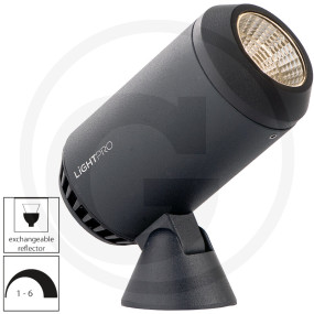 Castor 9 Strahler Led 9W -12V Granit 76500016