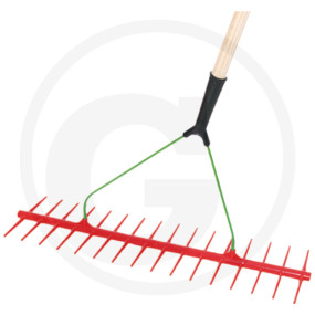 Ideal Kunststoffrechen 16 Zinken Doppels Granit 76570144