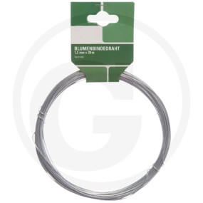 Blumenbindedraht, L20M, 1,2Mm,Verzinkt Granit 7657250