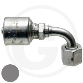 Pressnippel 25 Dkorf 1. 7/16 90 Sl=56,1 Granit