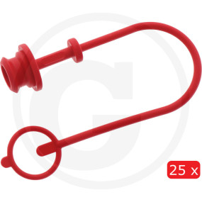 Vpe25 Staubkappe Kupplungsmuffe Dn12 Rot Granit