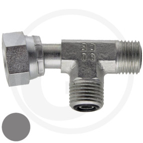 L-Adapter 1 3/16-12 M-Fs-M-Orfs Granit