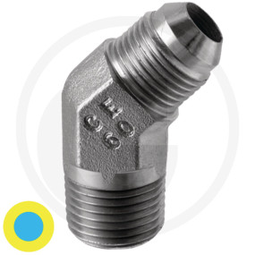 Wae 7/16 M-Jic X 1/8 M-Npt 45 Granit