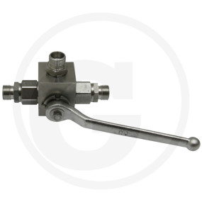 Kugelhahn Bkh-3L V4A 10 L (M16 Granit